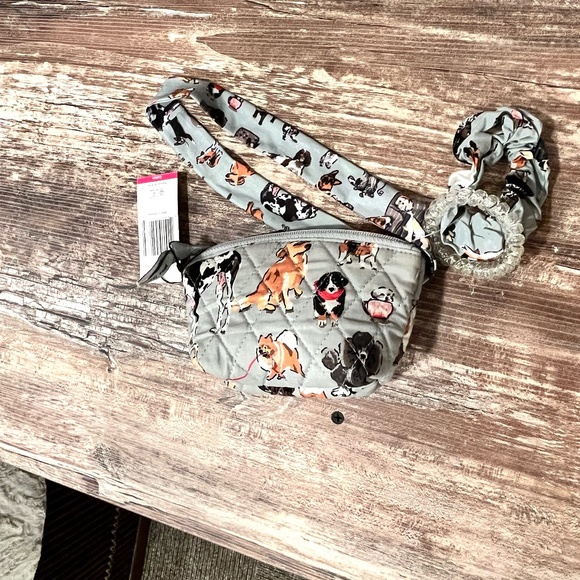 Vera Bradley Dog Show Small Bag With 3 Hair Accessories - Picture 3 of 5